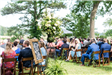 Seated Guest at Stephen and Anne Stuart's Wedding - Maria Grace Photography