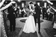 Black and White Wedding Photo - Maria Grace Photography