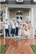 Bridesmaids and Groomsmen in the Rain