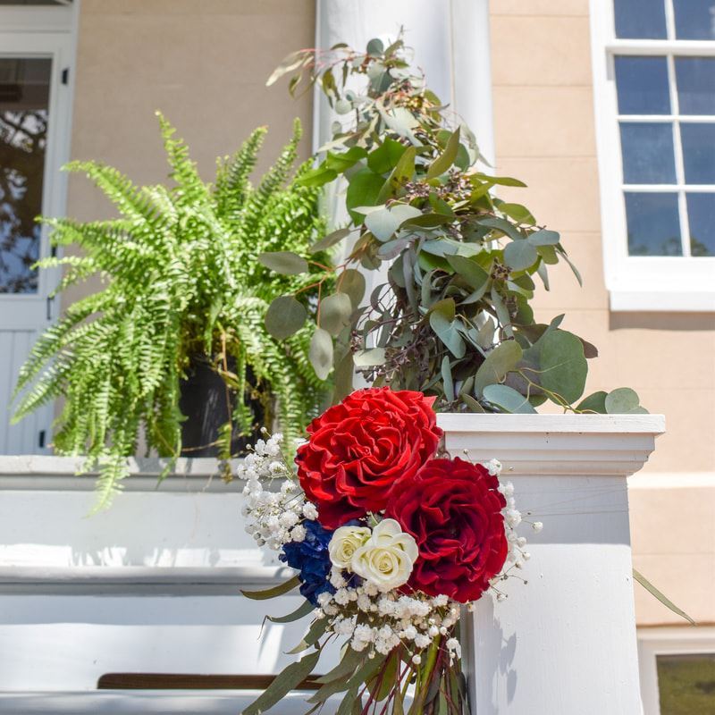 Porch Rail with Flowers - The Main Event by Emily