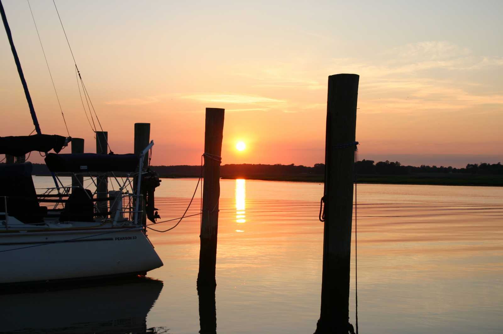 Sunset on the Pagan River