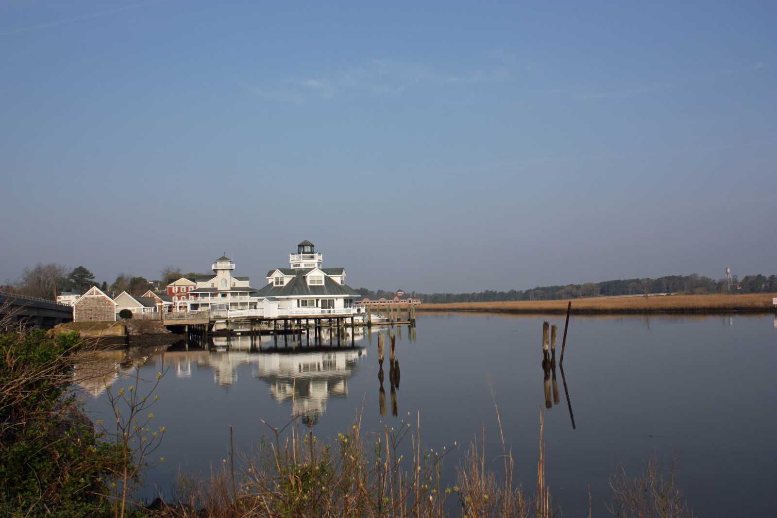 April Morning Reflection by Ginger K Hill